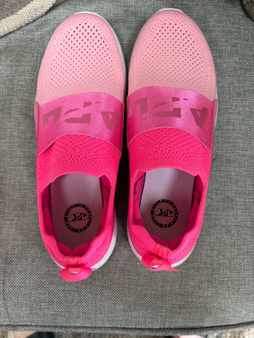 APL Pink Ombre Slip-On Athletic Sneakers New never worn